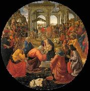 GHIRLANDAIO, Domenico Adoration of the Magi oil